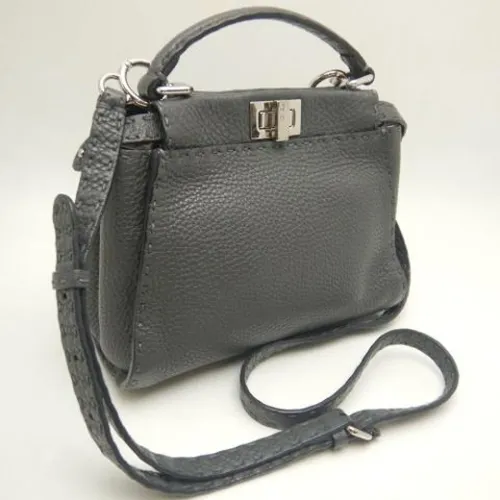 Pre-owned Leather Mini Bag - Fendi Vintage - Modalova