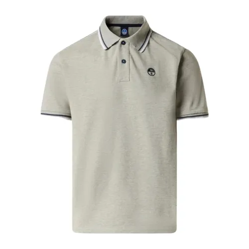 Polo Shirt with Striped Trims - North Sails - Modalova