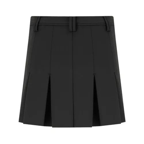 Sparkling Pleated Mini Skirt - Ganni - Modalova