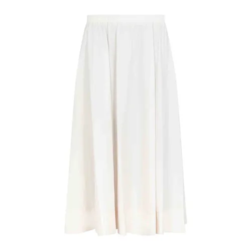 Flared Cotton Skirt - Akep - Modalova