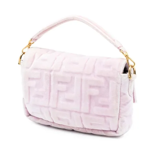 Pre-owned Embossed Pattern Bag - Fendi Vintage - Modalova