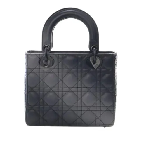 Pre-owned Leather Handbag - Dior Vintage - Modalova