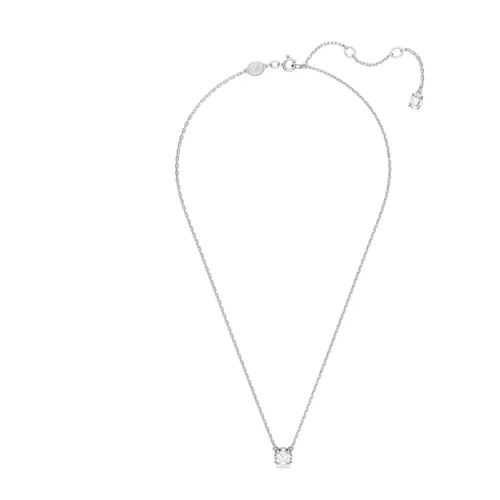 Pendant Round Cut White Stilla Necklace - Swarovski - Modalova
