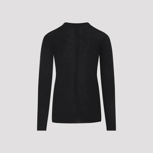 Black Wool Jacket Aw25 - Rick Owens - Modalova