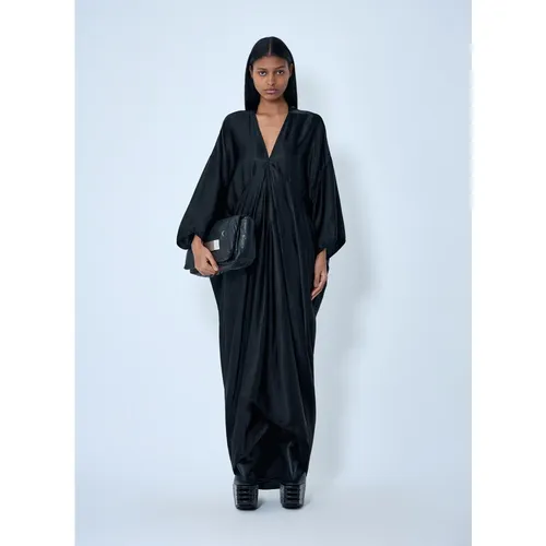 Silk Draped Maxi Dress - Rick Owens - Modalova