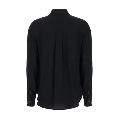 Silk Black Shirt - Mauro Grifoni - Modalova
