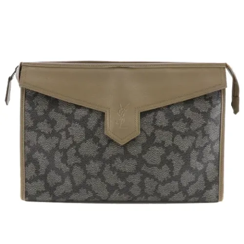 Pre-owned Cuoio clutches - Yves Saint Laurent Vintage - Modalova