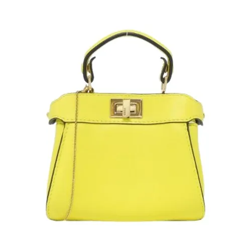 Pre-owned Leather Mini Bag - Fendi Vintage - Modalova