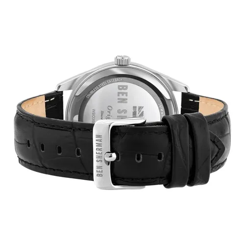Luxury Leather Quartz Watch - Ben Sherman - Modalova