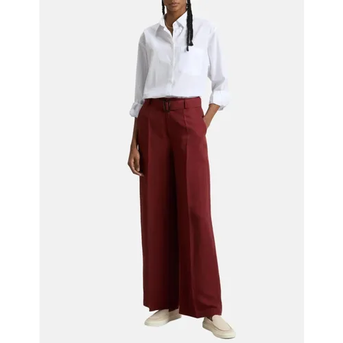 Wide Trousers - Woolrich - Modalova