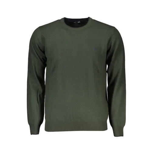 Green Designer Pullover with Round Neck - Harmont & Blaine - Modalova