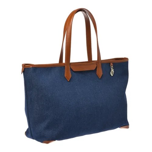 Denim Tote Bag - Baldinini - Modalova