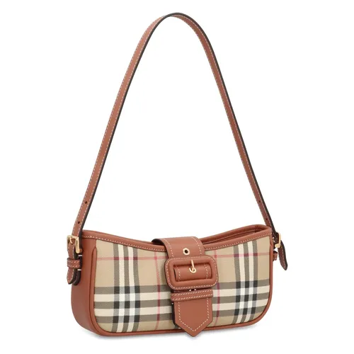 Check print shoulder bag - Burberry - Modalova
