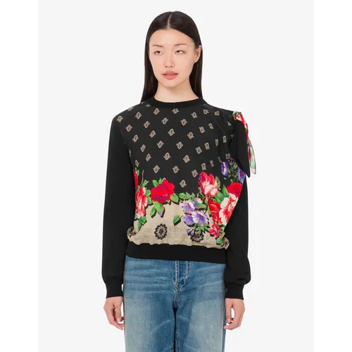 Printed Pullover - Moschino - Modalova