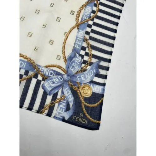 Sciarpa in Seta Pre-owned - Fendi Vintage - Modalova