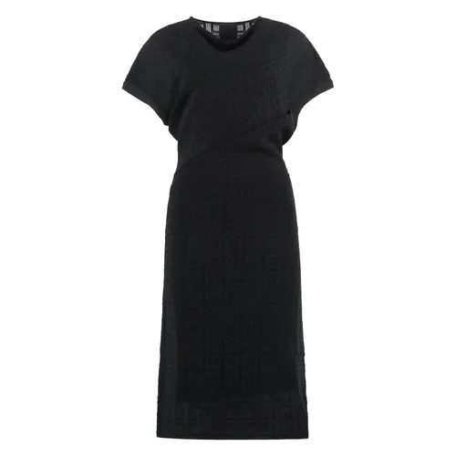 Logo Jacquard Strickkleid - Givenchy - Modalova