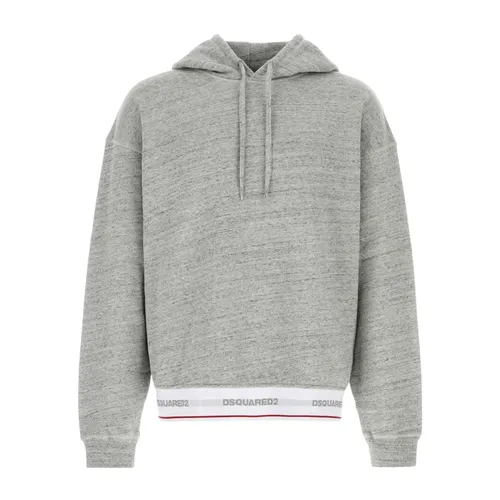 Sudadera Oversize de Algodón - Dsquared2 - Modalova