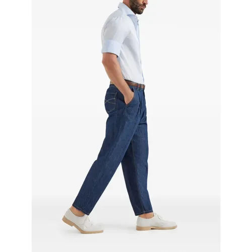 Double-Pleat Five-Pocket Jeans - Brunello Cucinelli - Modalova