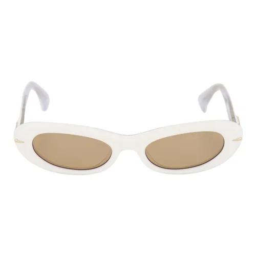 Slim Oval 'Numero Uno' Sunglasses - Le Specs - Modalova