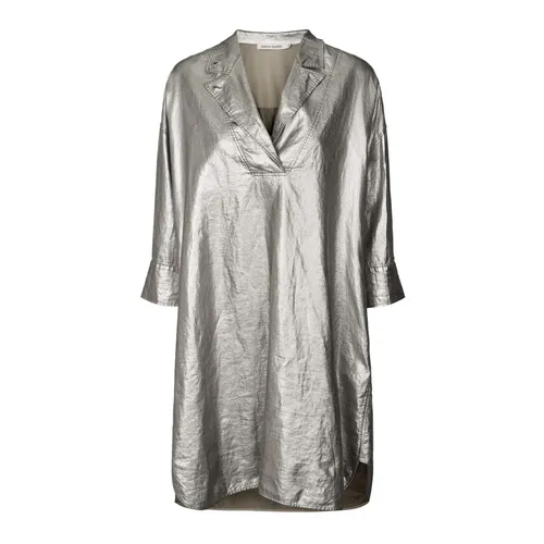 Kaftan Argento con Maniche ¾ - Rabens Saloner - Modalova