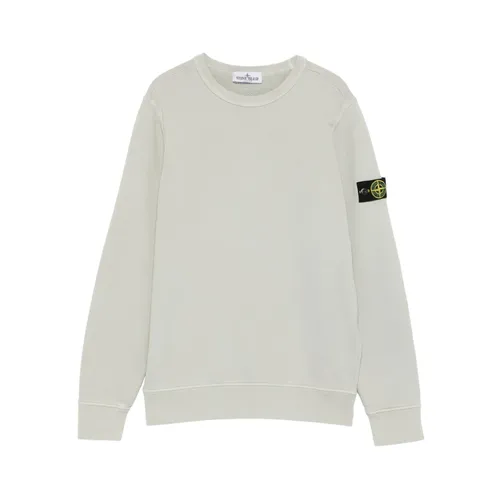 Crew Neck Logo-Patch Sweatshirt - Stone Island - Modalova