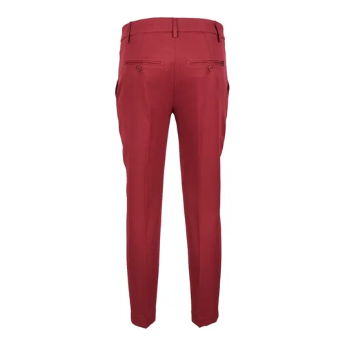 Elegant Stretchy Polyester Elastane Pants - Dondup - Modalova
