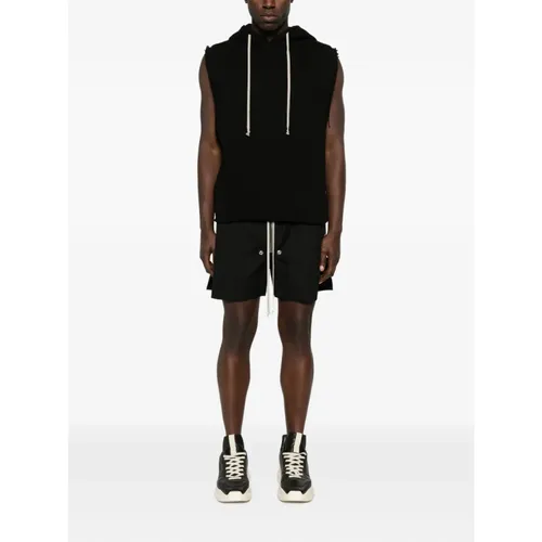 Zip Drawstring Shorts - Rick Owens - Modalova