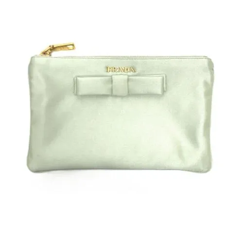Pre-owned Satin Clutch - Prada Vintage - Modalova
