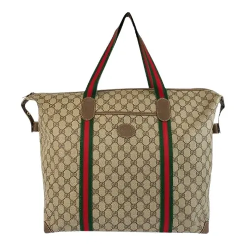 Pre-owned Canvas Travel Bag - Gucci Vintage - Modalova