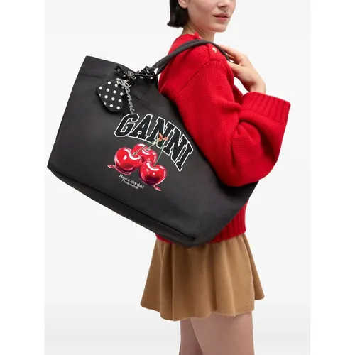 Medium Cherry Tote - Ganni - Modalova