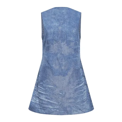 De Selune Fsi Open-back Mini Dress - Diesel - Modalova