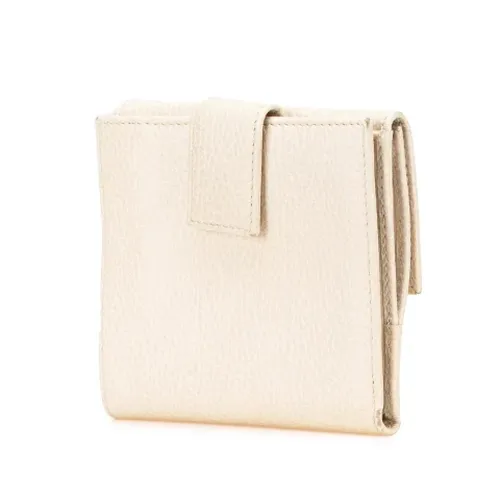 Pre-owned Double Hook Leather Wallet - Gucci Vintage - Modalova