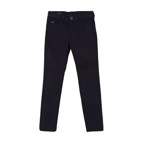 White Kids' Cropped Jeans - Emporio Armani - Modalova