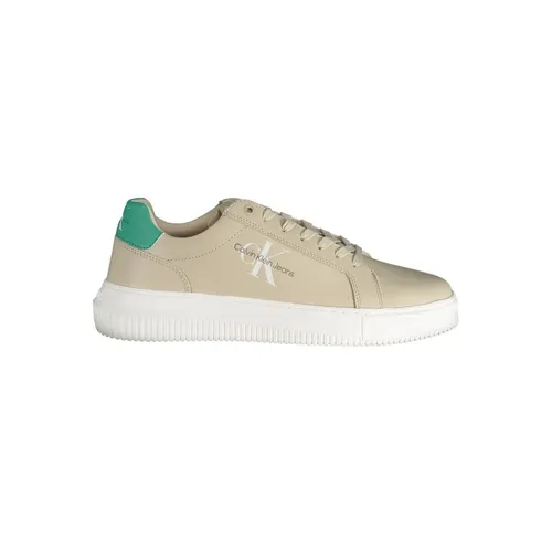 Beige Polyester Sneaker with Print - Calvin Klein - Modalova