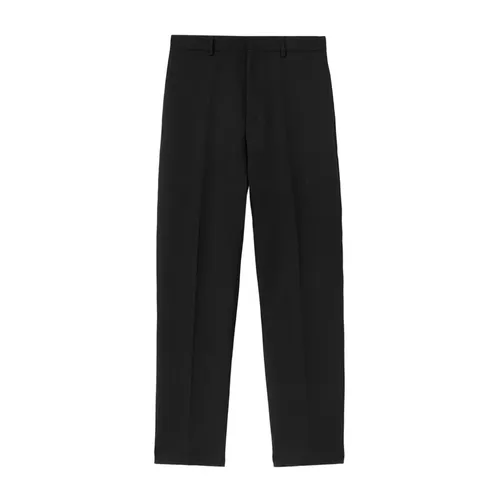 Black Wool Slim Fit Trousers - Jil Sander - Modalova