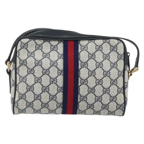 Pre-owned GG Supreme Sherry Line Shoulder Bag - Gucci Vintage - Modalova