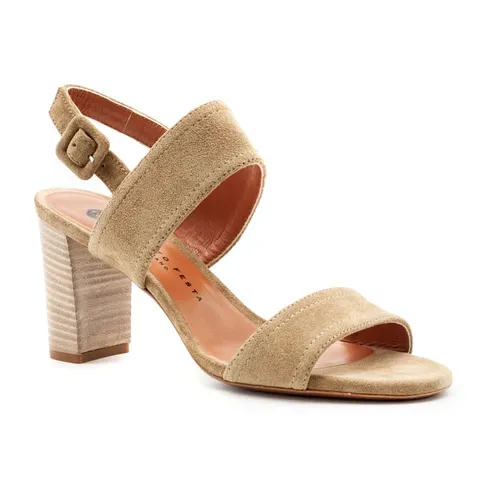 Suede Adjustable-Strap Sandals - Roberto Festa - Modalova