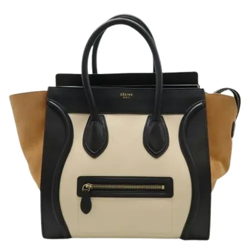 Pre-owned Vintage Leather Handbag - Celine Vintage - Modalova
