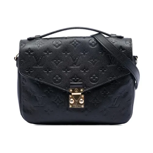 Pre-owned Textured Leather Satchel - Louis Vuitton Vintage - Modalova