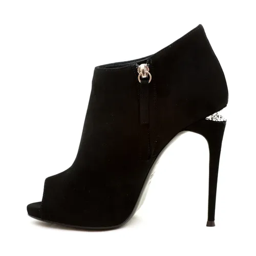 Black Tronchetto boots - Giuseppe Zanotti - Modalova