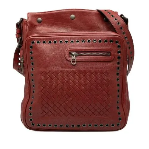 Pre-owned Leather Shoulder Bag - Bottega Veneta Vintage - Modalova