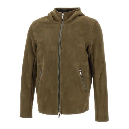 Shearling Hooded Jacket - Giorgio Brato - Modalova
