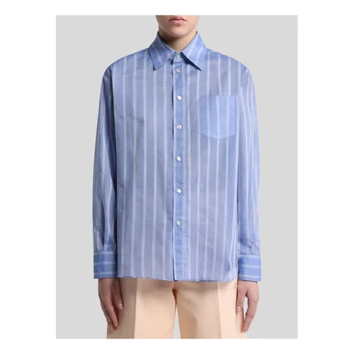 Striped Cotton Shirt - Etro - Modalova