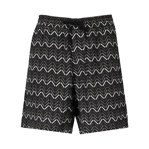 Multicolor Bermuda Shorts - Emporio Armani - Modalova