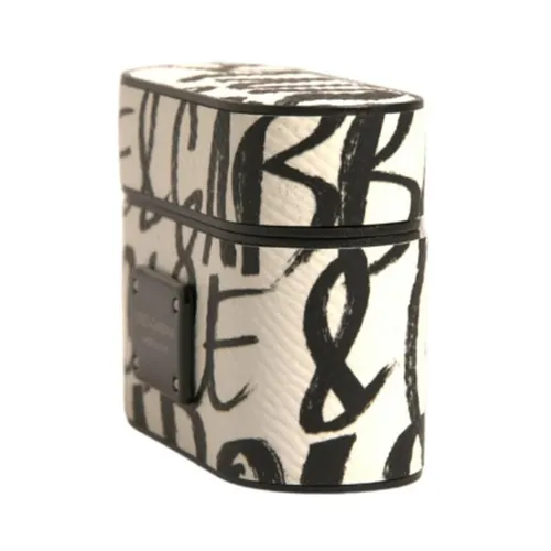 Scribble Embossed Logo AirPods Case - Dolce & Gabbana - Modalova