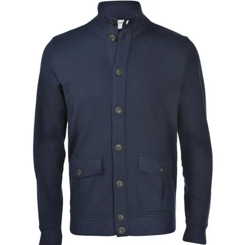 Blue Jacket Shirt Cotton Polyester - Gran Sasso - Modalova