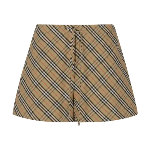 Check Cotton Pyjama Shorts - Burberry - Modalova