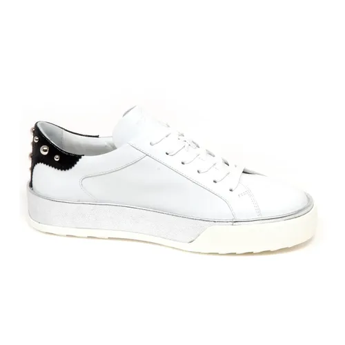 White/Silver Studded Shoe - Hogan - Modalova