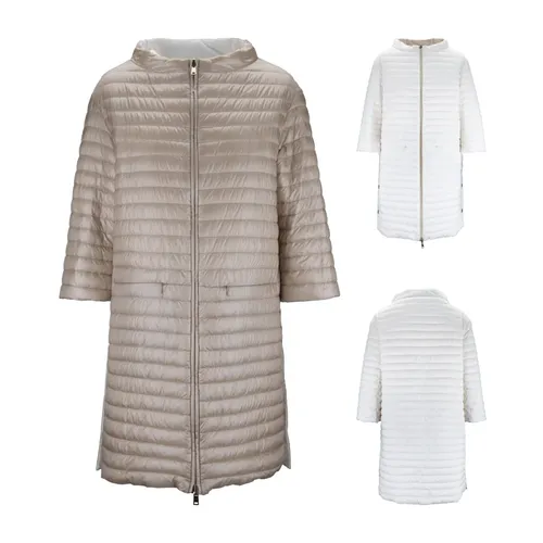 Reversible Down Jacket with Zipper - Herno - Modalova
