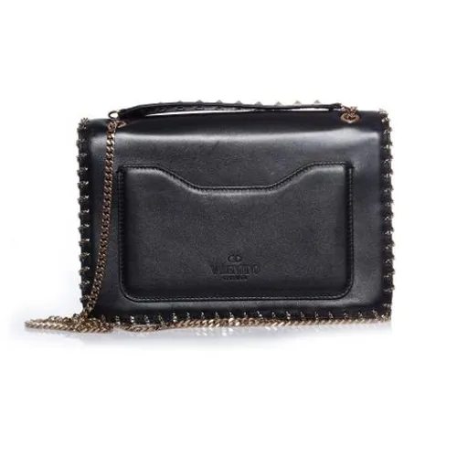 Pre-owned Leather Shoulder Bag - Valentino Vintage - Modalova